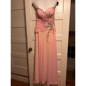 Floor length prom dress